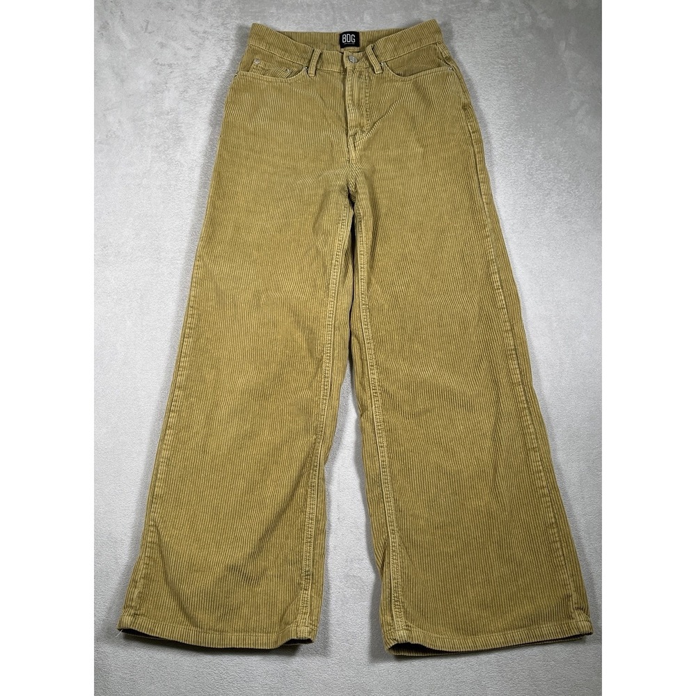 BDG Urban Outfitters Women's‎ 25 Jeans High Waisted Wide Leg Brown Corduroy